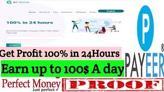 BIT.BOOM GET 100% PROFIT IN A DAY||EARN MONEY BY INVESTING MONEY||HOW TO EARN