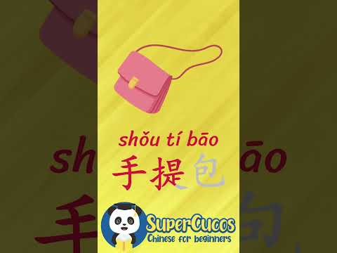 学中文- 手提包 | Learn Chinese - PURSE | Aprender Chino - MONEDERO #Shorts