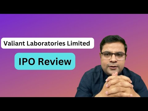 Valiant Laboratories Limited IPO (Valiant Laboratories IPO) Detail| Current GMP of IPO @investkarindia