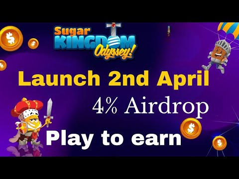 Sugar Kindom Odyssey huge launch and Airdrop | crypto airdrops