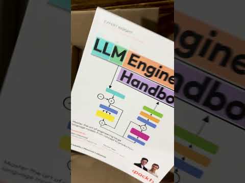 LLM Engineers Hand Book Unboxing #book #llm