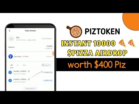 Claim Instant 10000 PizToken worth $400 || PizToken Instant Airdrop || Is PizToken Swappable 🤔🤔