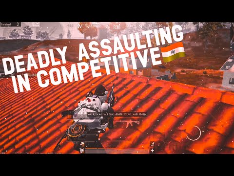 DEADLY ASSAULTING IN COMPETITIVE 🥵ft-Heat Waves⚡BGMI MONTAGE⚡fore finger Claw One plus 9,9r,8t,8,7t.