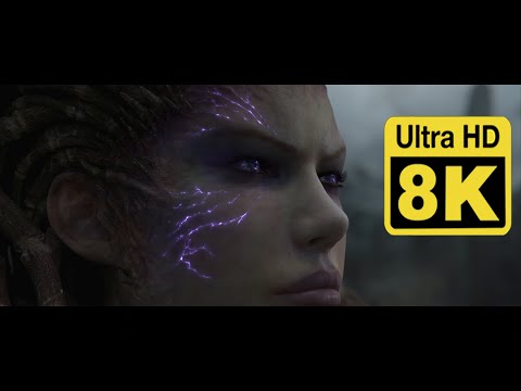 Starcraft II Heart of The Swarm Opening Cinematic 8k (Remastered with Machine Learning AI)