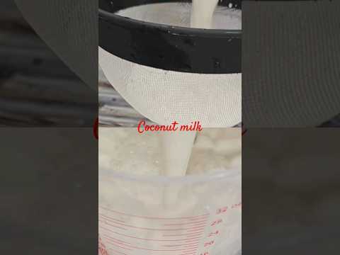 Coconut milk / Diary Free milk #shorts