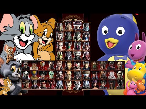 Mortal Kombat 9 - TOM & JERRY & BACKYARDIGANS - Expert Tag Ladder - Gameplay @(1080p) - 60ᶠᵖˢ ✔