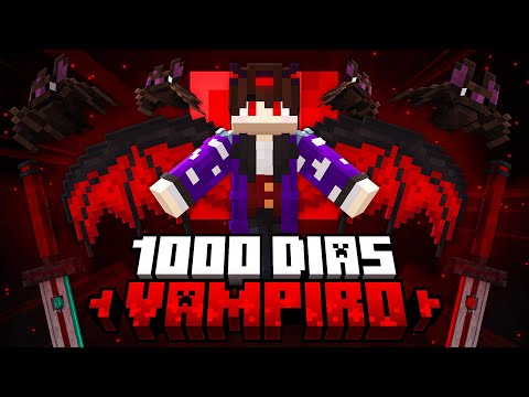 SOBREVIVI 1000 DIAS SENDO UM VAMPIRO NO MINECRAFT - O FILME