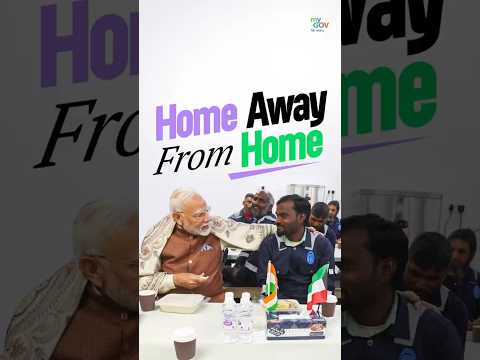 Far from Home, Yet Not Alone: PM Modi with Indian Workers in the Gulf!