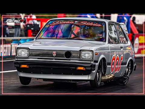 Doña Silvia Starlet Motor Nissan Sr20 Turbo - 6.70 @199mph en Salinas Speedway - PalfiebruTV