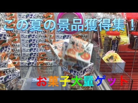 お菓子&フィギュア 景品獲得集！【クレーンゲーム】