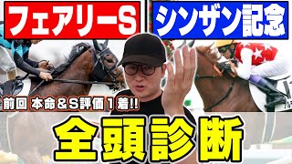 【フェアリーステークス＆シンザン記念予想】前回は４人気S評価が１着で”今年初帯”を獲得！今回も穴馬を高評価！６年連続プラス男が全頭徹底解説！