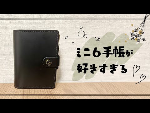 【おすすめ】ミニ６サイズの手帳がすきすぎる