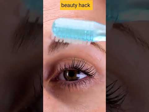 beauty hack # eyebrow jel #ytshorts# देशीजुगार