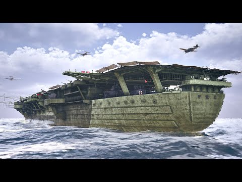 【解説付】航空母艦『千歳』『千代田』を3DCGで復元してみた【4k】