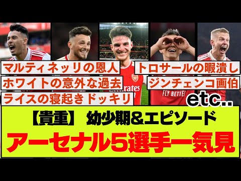 【知ればもっと推せる】アーセナル5選手の経歴や面白エピソード集【第一弾】