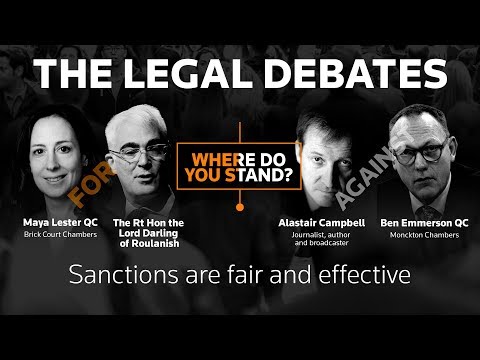 The Legal Debates: Sanctions are fair and effective