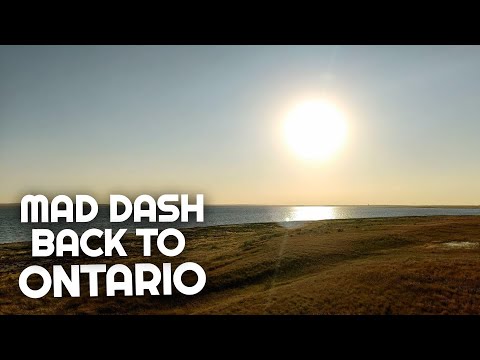 Mad Dash to ONTARIO | Driving from British Columbia to Ontario | Cross Canada Van Life Road Trip