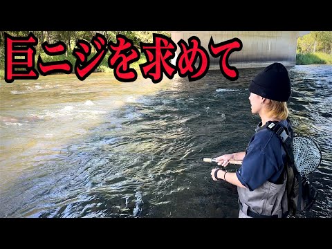 【渓流釣り】北海道の本流でワイルドレインボーを狙う！！！