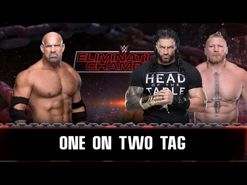 Goldberg vs. Roman Reigns and Brock Lesnar | Elimination Chamber