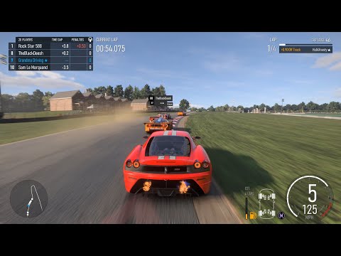 Ferrari 430 Scuderia Screaming at 9000rpm in S-Class (Forza Motorsport)