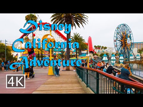 [4K] Disney California Adventure - Walking Tour