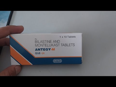 Antegy-M tablets// Anti-allergy tablets// use in hindi