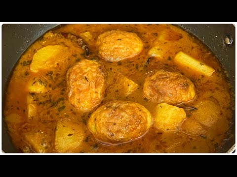 अंडे आलू की ऐसी मज़ेदार सब्ज़ी कभी नही खाई होगी।Anda Aloo Ki Sabzi | Egg Recipe | Instantrecipe