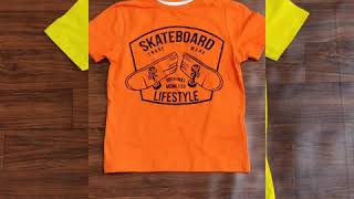 Red tag tshirt boys Brand Wholesale Tiruppur clothing Export Surplus