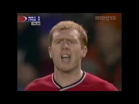 Paul Scholes vs Liverpool (Home)- 2001/02  (22nd January 2002)