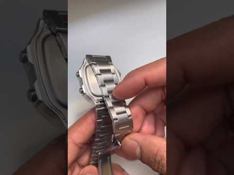 How to reduce Casio watch oversize band | without any tool just with a pin 📌  #casio #watches