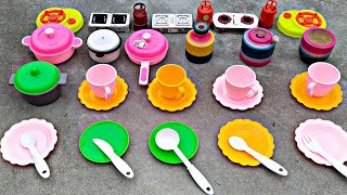 Diy unboxing amazing mini plastic kitchen set @CLAYAWAY0.2