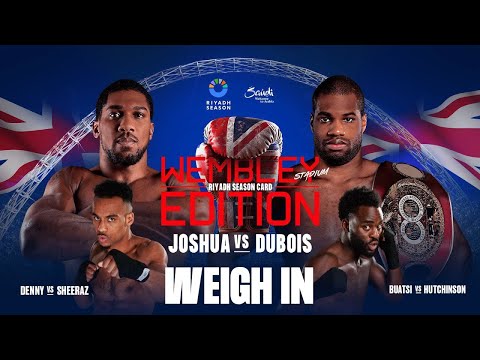 Anthony Joshua v Daniel Dubois LIVE WEIGH-INS 🔴⚖️