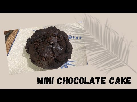 Easy Mini Chocolate brownie Cake |迷你版布朗尼蛋糕 🍰 #吃能量