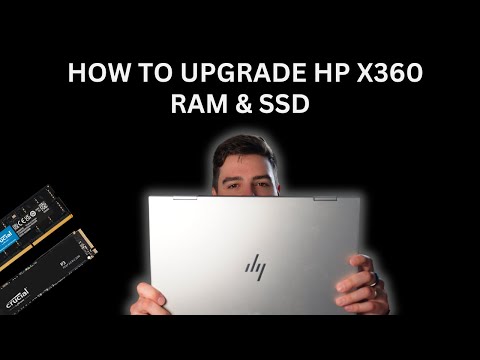 How to Upgrade HP X360 Laptop (RAM and SSD)