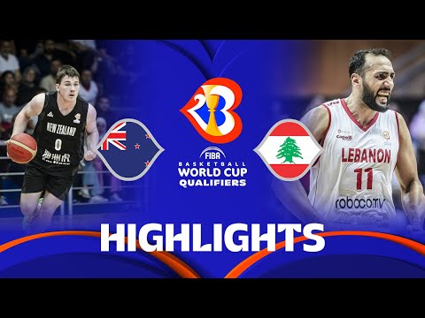 New Zealand vs Lebanon | FIBA World Cup Qualifiers 2023