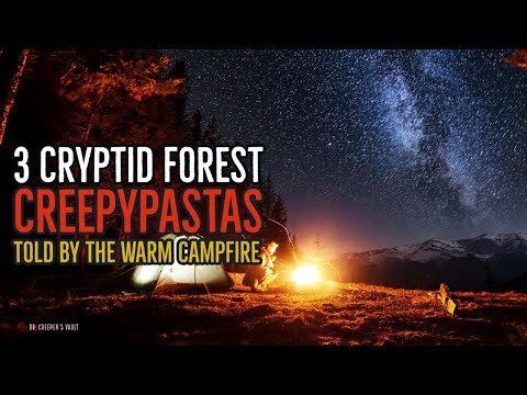 3 CRYPTID CREEPYPASTAS TOLD BY THE WARM CAMPFIRE [campfire ASMR stories]