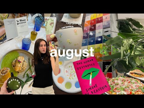 end of summer 🌷 | days in the city, ceramics, good food & reading (mty vlog)