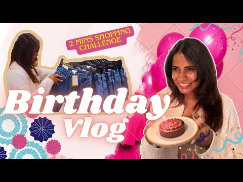 2min shopping challenge, #birthdayvlog #birthday #subscribe #shopping #challenge h