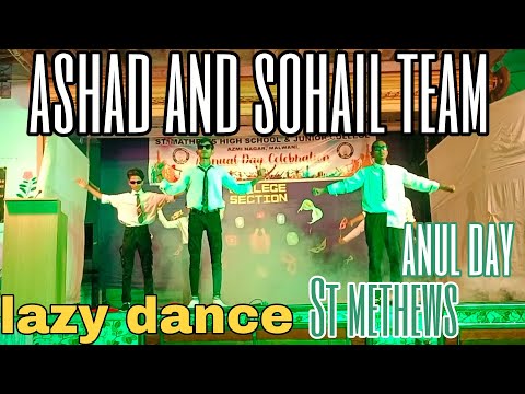 lazy dance by ashad and sohail in anul day of St methews