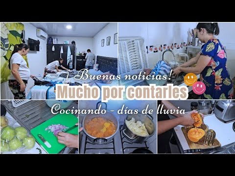 BUENAS NOTICIAS 🙃 COCINANDO-LAS PONGO AL DÍA 🤭 MUCHA LLUVIA 🌧☔️