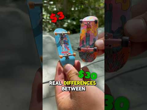 $3 VS $30 FINGERBOARD DIFFERENCES #lcboards #techdeck #fingerboard #fingerboarding #skateboard#skate