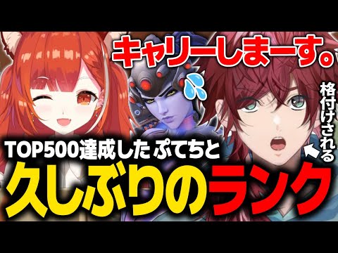 【Overwatch2】念願のTOP500入りを果たした ぷてちと久しぶりのランクに挑むローレン【ローレン にじさんじ 切り抜き】