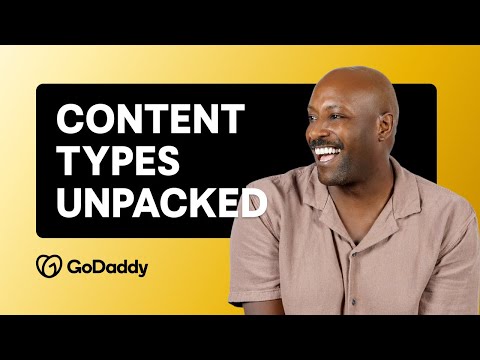 Basics of Content Types and How to Categorize Them | Lesson 1