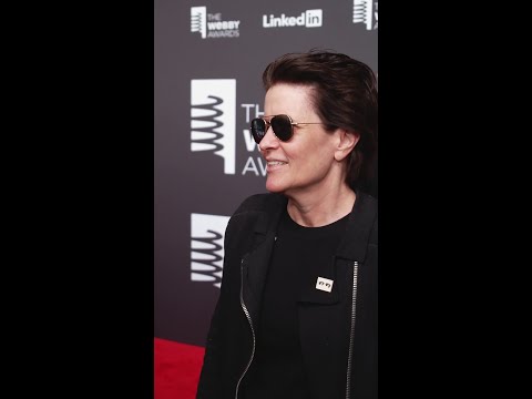 Kara Swisher on the Red Carpet at the 28th Annual Webby Awards #webbys