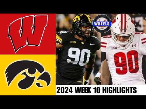 Wisconsin vs Iowa | Full Game Highlights | 2024 College Football Highlights