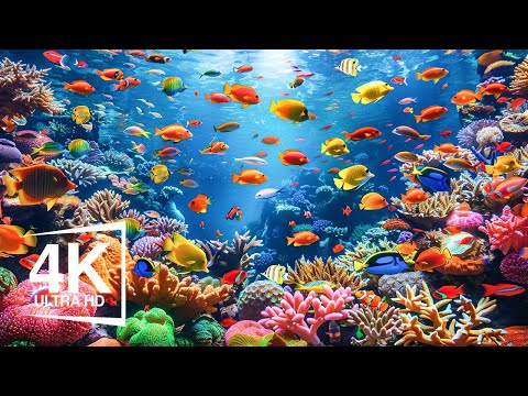 4K (ULTRA HD) Underwater Wonders + Relaxing Music - The Best 4K Sea Animals for Relaxation #1