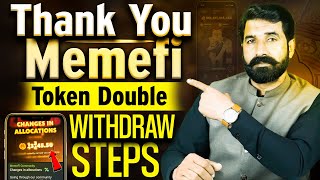 Thank You Memefi | Memefi Token Double | Change in Allocations | Memefi Airdrop News Today|Albarizon