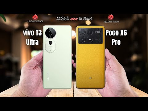 Vivo T3 Ultra vs Poco X6 Pro  Full comparison ⚡Which one is Best