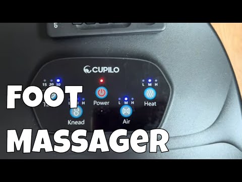 An upgraded foot massager with remote and air control