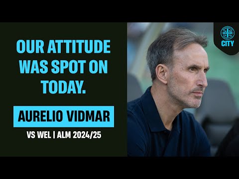 “THOROUGHLY DESERVED THE WIN” | 🎤 MANAGER'S WRAP | Aurelio Vidmar | City 2-0 Wellington | 03/01/25